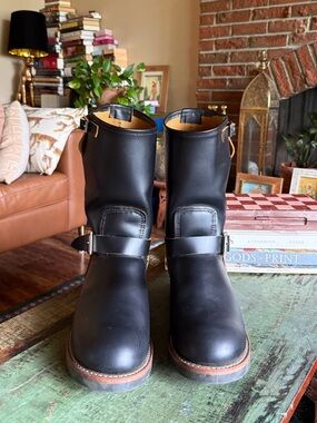 Red Wing Heritage 2966 Engineer Boots | Black Klondike | 11D | Made in USA